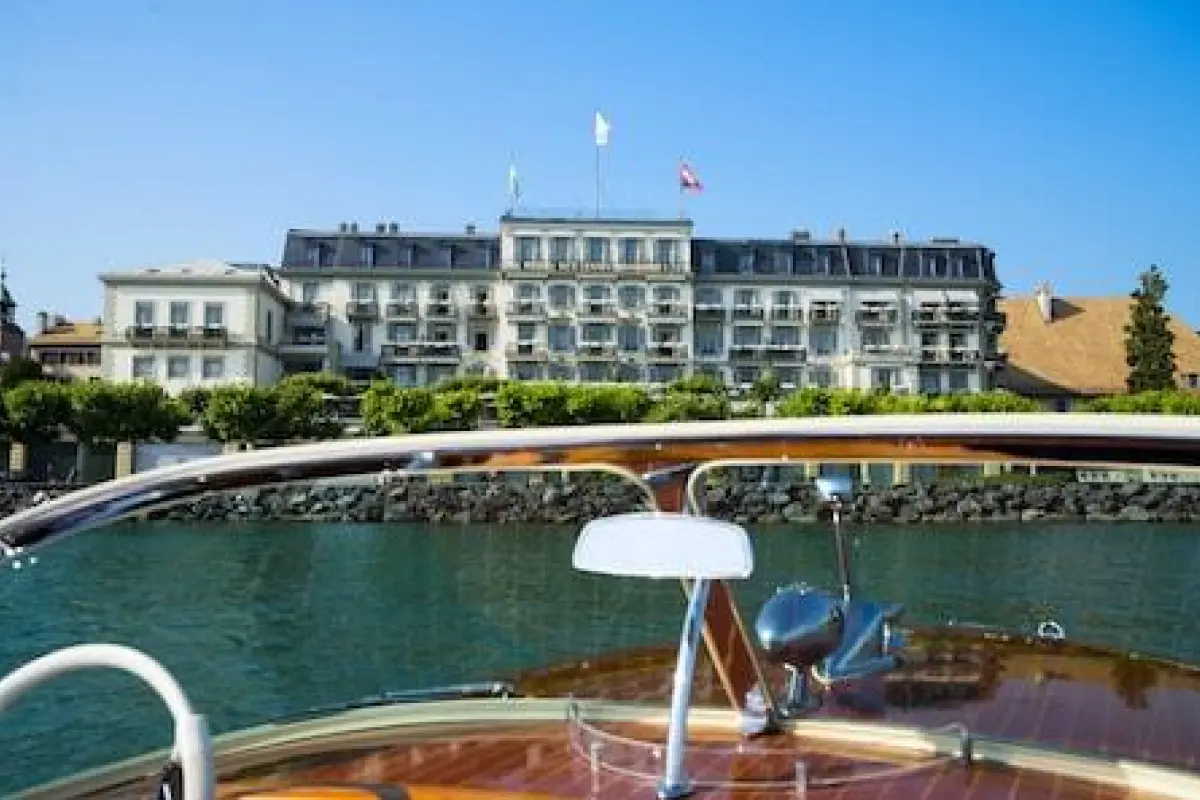 Hotel Des Trois Couronnes in Vevey, Switzerland
