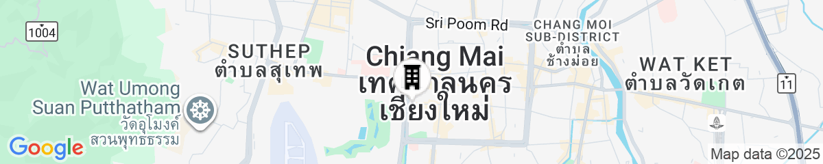Map for The Chiang Mai Old Town