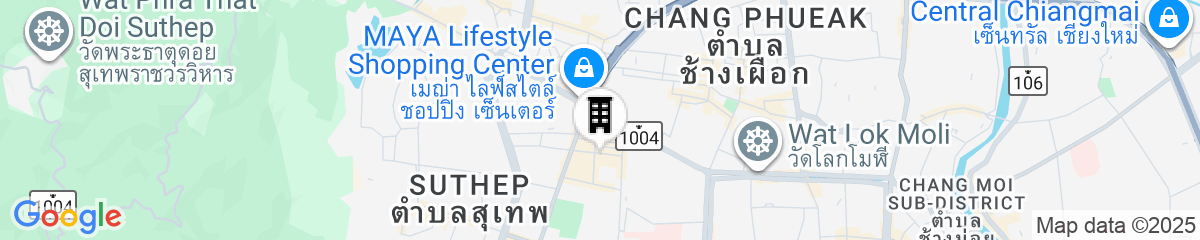 Map for AMANOR Hotel Chiang Mai