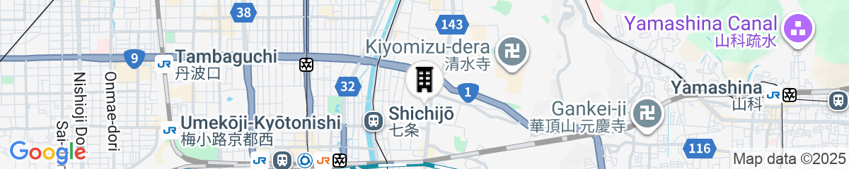 Map for Six Senses Kyoto