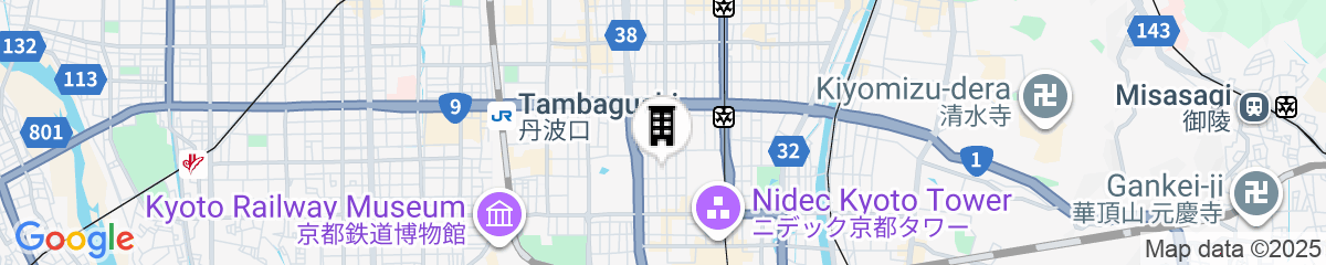 Map for Dusit Thani Kyoto