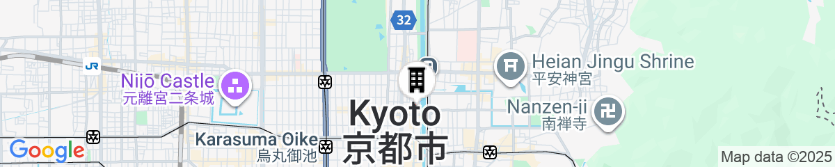 Map for The Ritz-Carlton, Kyoto