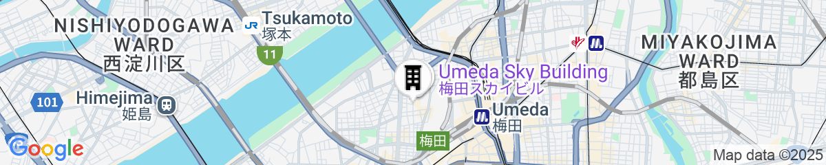 Map for The Westin Osaka