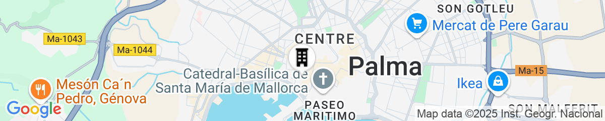 Map for PuroGrand Hotel