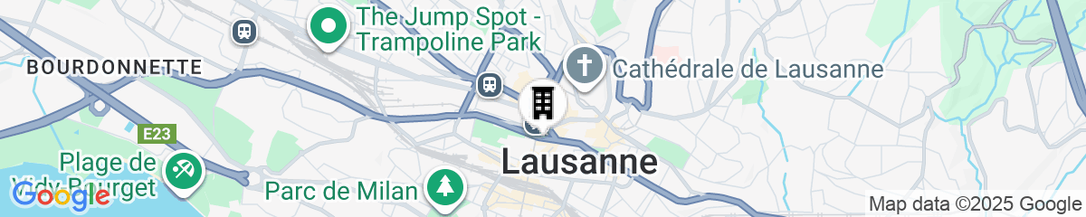 Map for Lausanne Palace