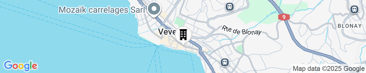 Map for Hotel Des Trois Couronnes