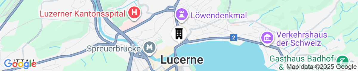 Map for Hotel Schweizerhof Luzern