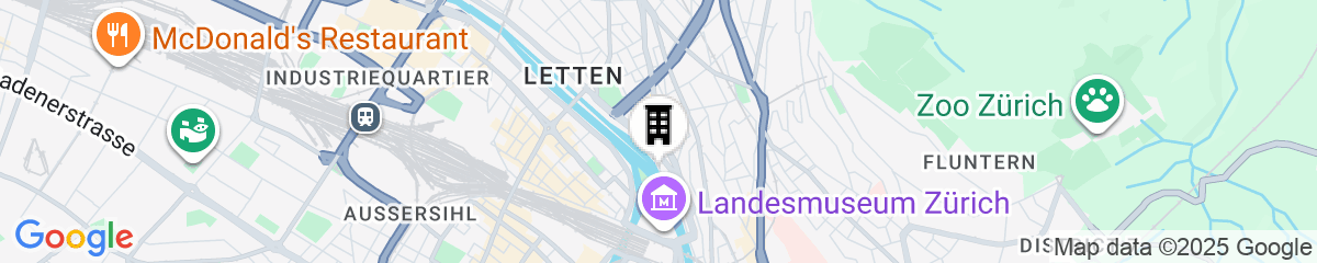 Map for Zurich Marriott Hotel