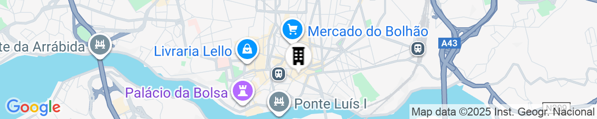 Map for Torel Palace Porto