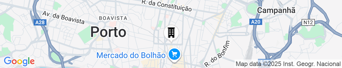 Map for Cenica Porto Hotel, Curio Collection by Hilton