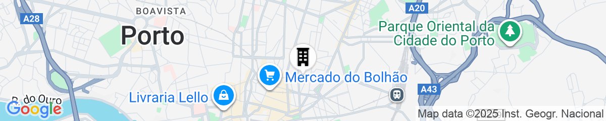Map for The Editory Artist Baixa Porto Hotel