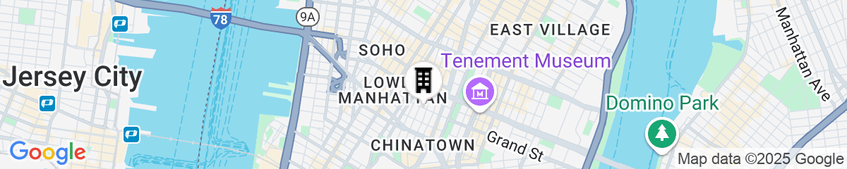 Map for NobleDEN Hotel