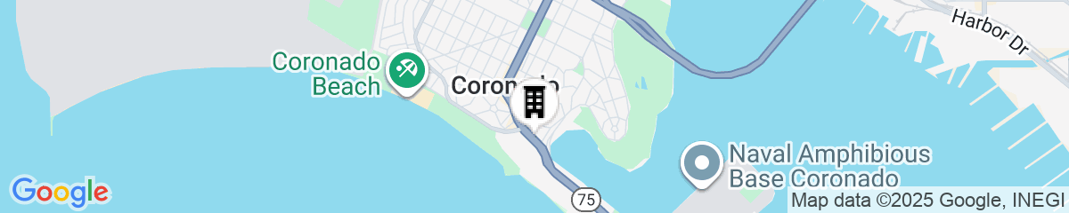 Map for The Bower Coronado
