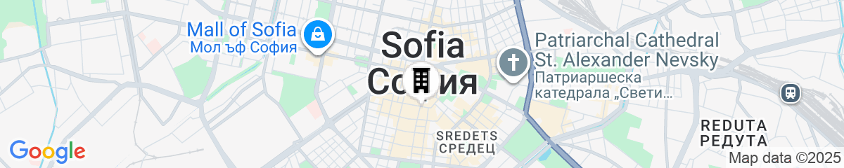 Map for Juno Hotel Sofia, a Member of Design Hotels