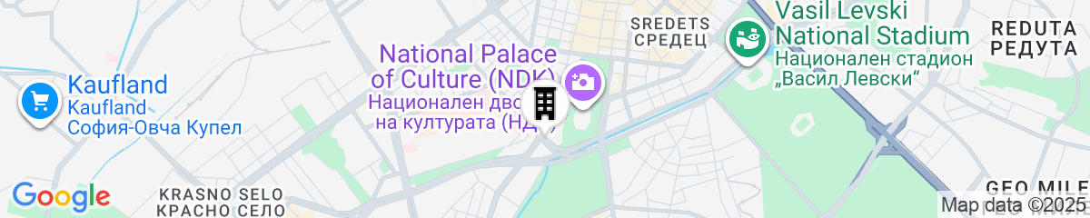 Map for Grand Hotel Millennium Sofia