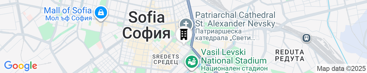 Map for InterContinental Sofia by IHG