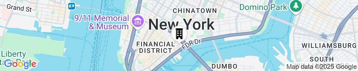 Map for 33 Hotel, New York City, Seaport