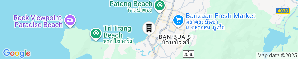 Map for Courtyard by Marriott Phuket, Patong Beach Resort