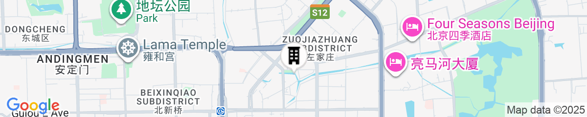 Map for Bvlgari Hotel Beijing