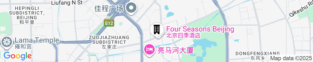 Map for Four Seasons Hotel Beijing