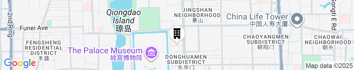 Map for Renaissance Beijing Wangfujing Hotel