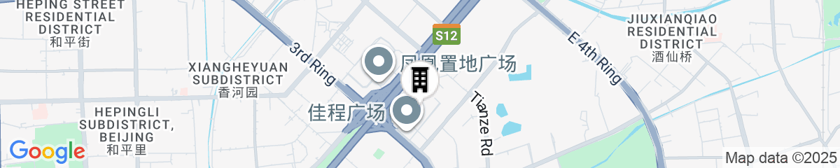 Map for Beijing Marriott Hotel Northeast