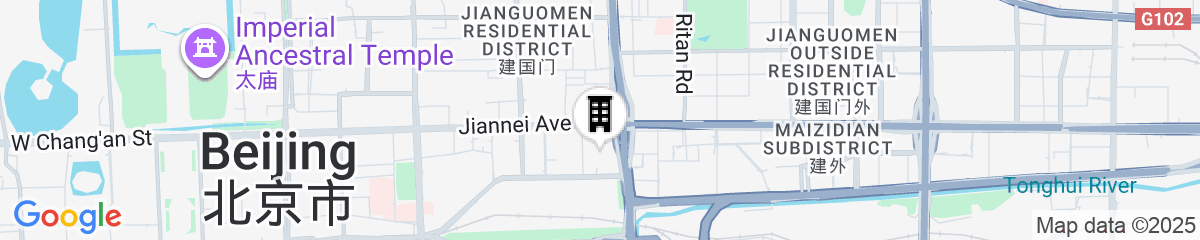 Map for Beijing Pudi Hotel