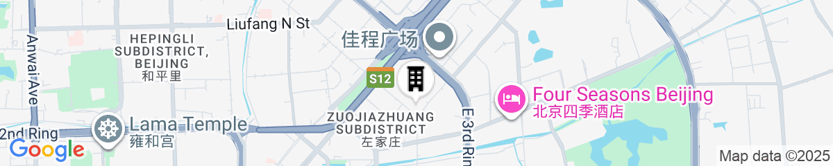 Map for Hilton Beijing