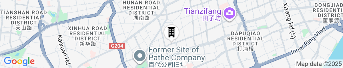 Map for Capella Shanghai, Jian Ye Li