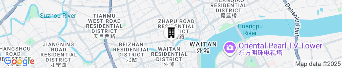Map for Bulgari Hotel Shanghai