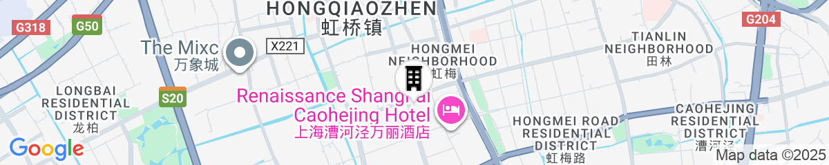 Map for Renaissance Shanghai Caohejing Hotel