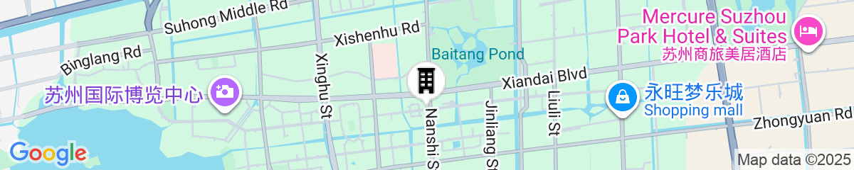 Map for Hilton Suzhou