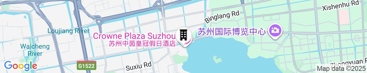 Map for Crowne Plaza Suzhou by IHG