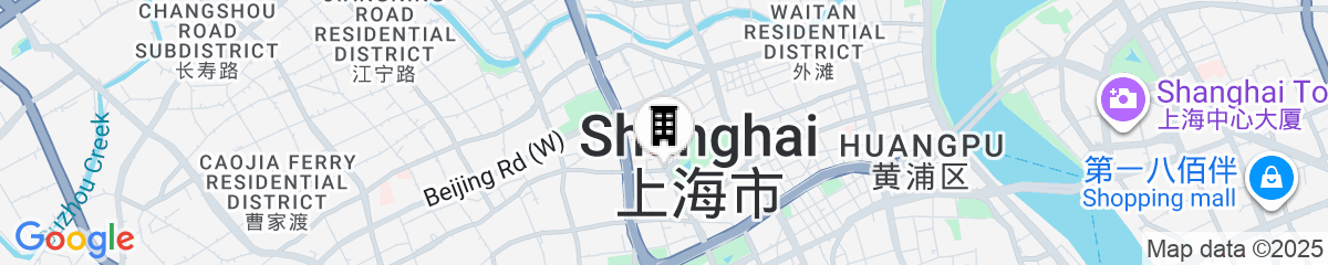 Map for JW Marriott Hotel Shanghai Tomorrow Square