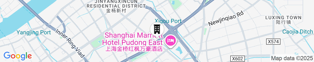 Map for Shanghai Marriott Hotel Pudong East