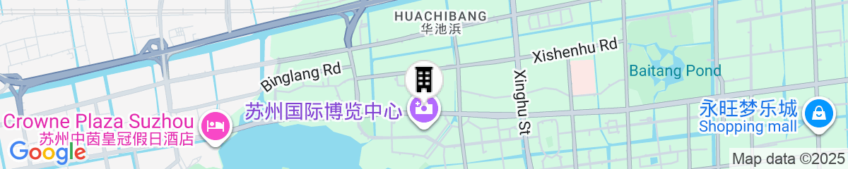 Map for Hyatt Regency Suzhou