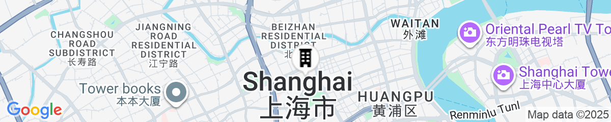 Map for The Yangtze Boutique Shanghai