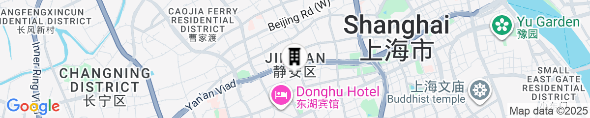 Map for Okura Garden Hotel Shanghai