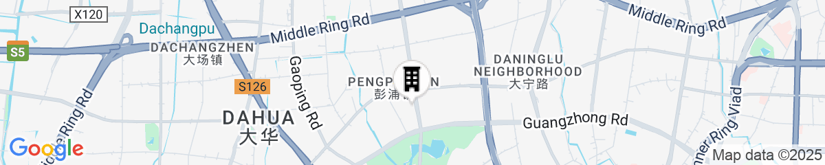 Map for Shanghai Marriott Hotel Parkview