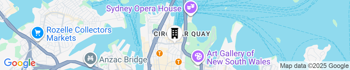 Map for Capella Sydney