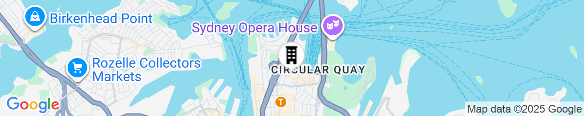 Map for Four Seasons Hotel Sydney