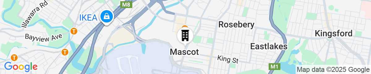 Map for Pullman Sydney Airport