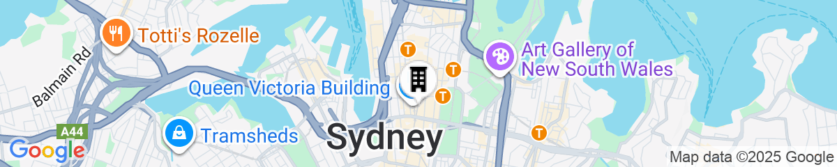 Map for Hilton Sydney