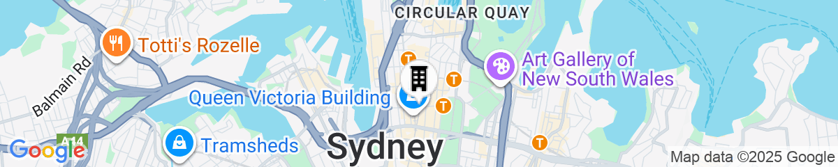 Map for Swissotel Sydney