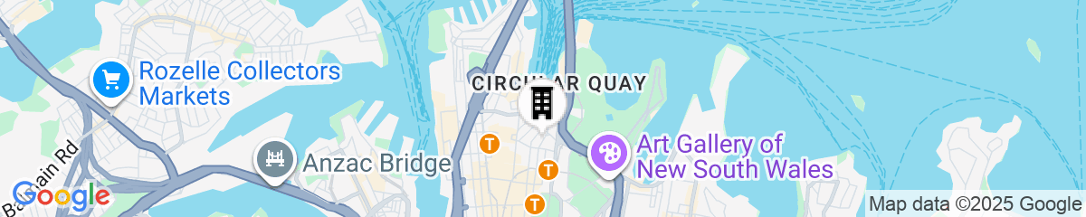 Map for Sofitel Sydney Wentworth