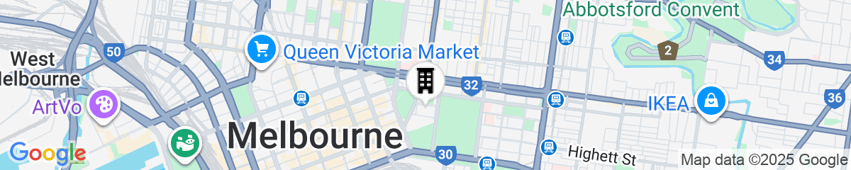 Map for Park Hyatt Melbourne