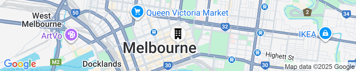Map for Hyde Melbourne Place