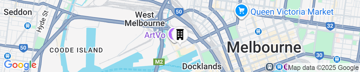 Map for Melbourne Marriott Hotel Docklands
