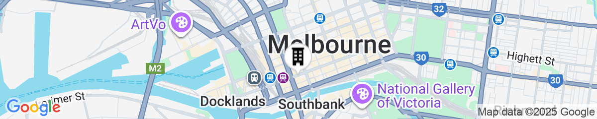 Map for InterContinental Melbourne The Rialto by IHG