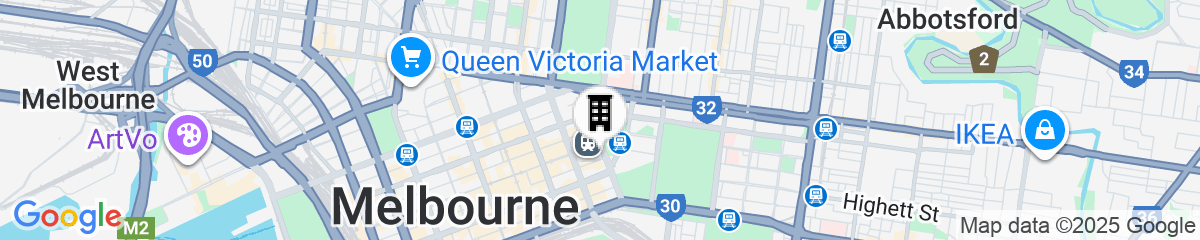 Map for The Hotel Windsor